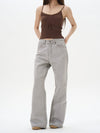 RT No. 12300 GRAY CASUAL STRAIGHT JEANS