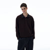 RT No. 20002 DENIM COLLAR STRIPED SWEATER