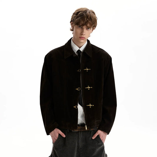 RT No. 40786 KNIGHT BUCKLE SUEDE JACKET