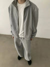 RT No. 29120 SILHOUETTE STAND COLLAR ZIPPER SWEATER