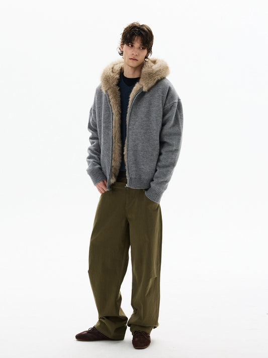 RT No. 50406 WOLF ZIPPER HOODIE