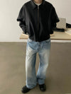 RT No. 29103 WHISKER WASH DENIM STRAIGHT JEANS