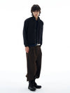 RT No. 25056 STRIPED COLLAR ZIP JK