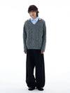 RT No. 25062 KNITWEAR V-NECK COLLAR SWEATER