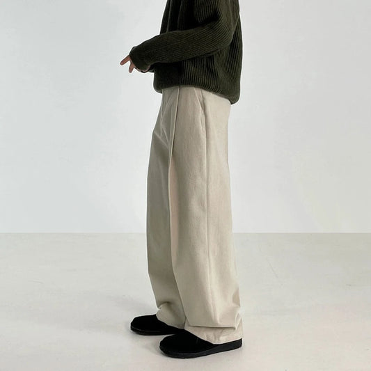 RT No. 18172 PLEATED STRAIGHT PANTS
