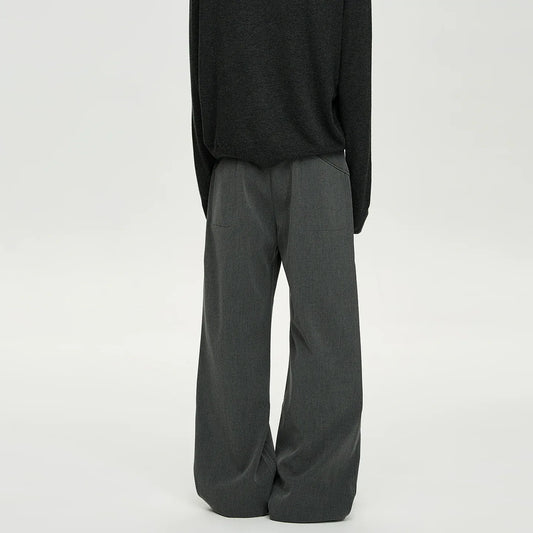 RT No. 40801 BASIC STRAIGHT SUIT PANTS