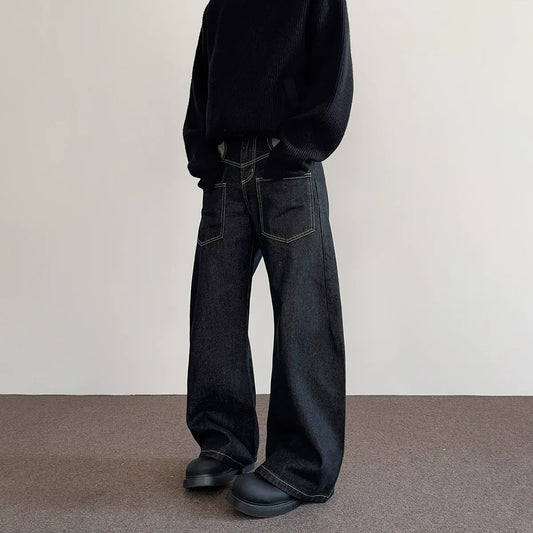 RT No. 40750 STITCHED SCIMITAR DENIM JEANS