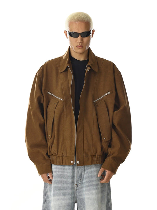 RT No. 28003 RECONSTRUCTED BROWN LEATHER JK