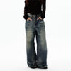 RT No. 59000 WASHED BAGGY STRAIGHT JEANS