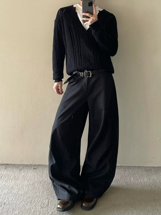 RT No. 50256 SCIMITAR WIDE SUIT PANTS