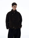 RT No. 20017 BROWN SUEDE COLLAR JK