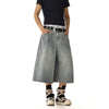 RT No. 18120 GRAY WASHED DENIM SHORTS