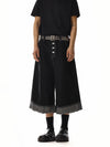 RT No. 18210 BLACK WIDE SHORTS