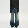 RT No. 40758 WASHED DENIM STRAIGHT JEANS