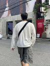 RT No. 19042 WHITE CREWNECK LONGSLEEVE