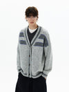 RT No. 59007 KNITWEAR STRIPED CARDIGAN