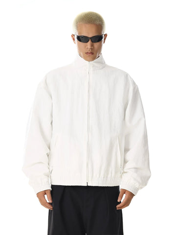 RT No. 32719 WHITE SILHOUETTE STAND COLLAR JK