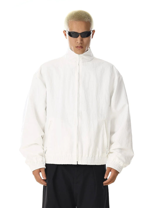 RT No. 32719 WHITE SILHOUETTE STAND COLLAR JK