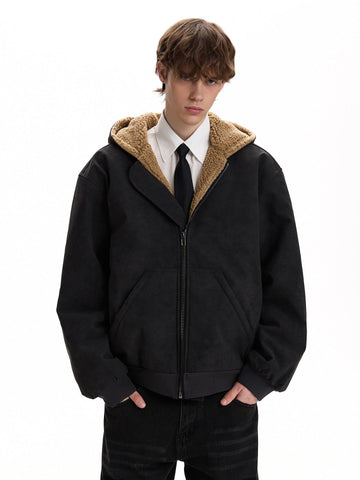 RT No. 59038 FLEECE ZIPPER HOODED JACKET