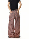 RT No. 18206 LIGHT RED WORKWEAR JEANS