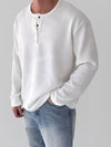 RT No. 13015 KNIT HENRY COLLAR LONGSLEEVE