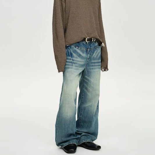 RT No. 40832 WHISKER WASHED DENIM JEANS