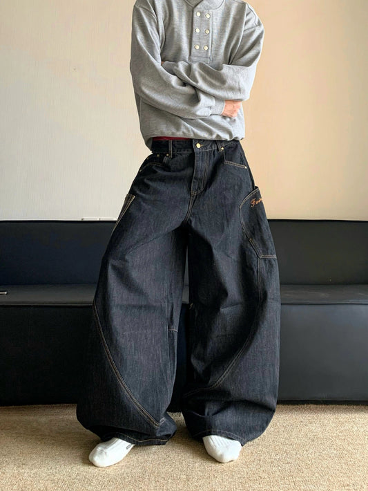 RT No. 18728 DARK DENIM SCIMITAR JEANS