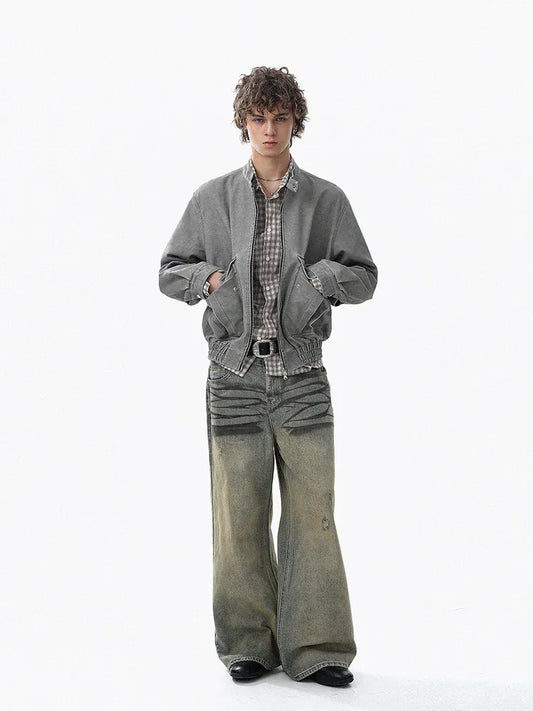 RT No. 50303 BIKER COLLAR CARGO JACKET