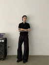 RT No. 19731 BLACK RODEO SCIMITAR JEANS