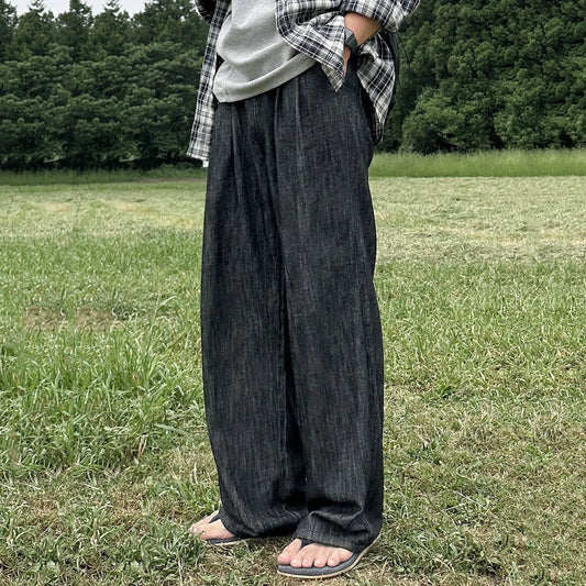 RT No. 18271 BLACK STRAIGHT JEANS