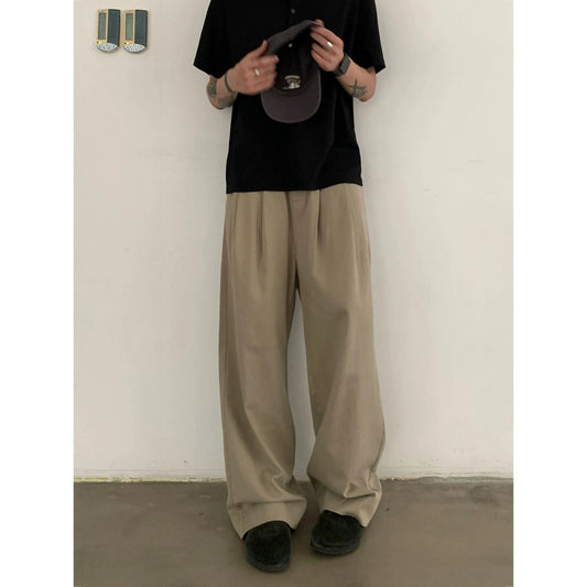 RT No. 19711 PLEATED STRAIGHT PANTS