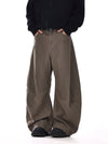 RT No. 12537 BROWN SCIMITAR CONSTRUCTED JEANS