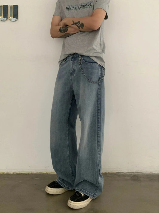 RT No. 19735 BLUE DENIM STRAIGHT JEANS