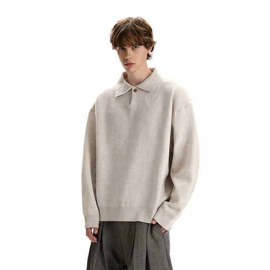 RT No. 40607 KNITWEAR COLLAR SWEATER