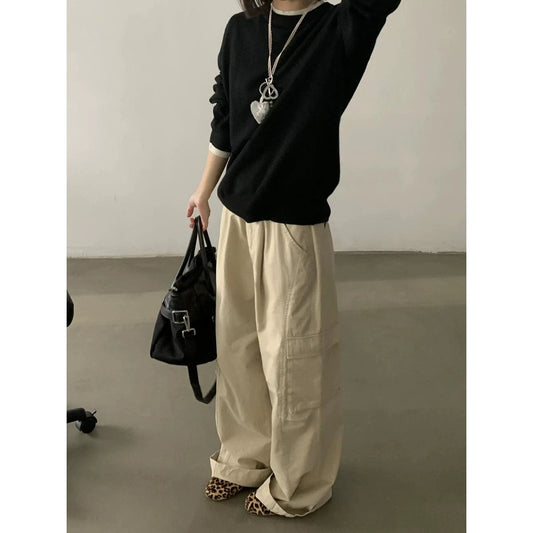 RT No. 18891 CARGO BAGGY STRAIGHT PANTS