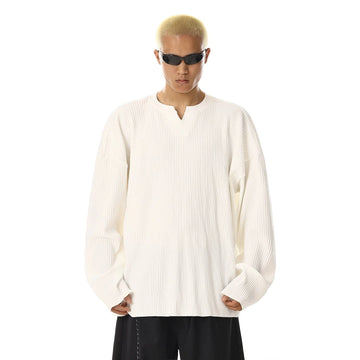 RT No. 32746 V-NECK WAFFLE