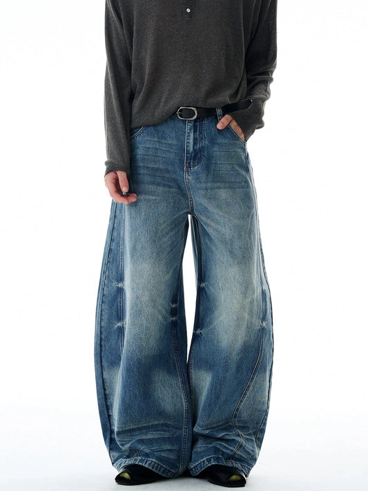 RT No. 32825 WASHED SCIMITAR DENIM JEANS