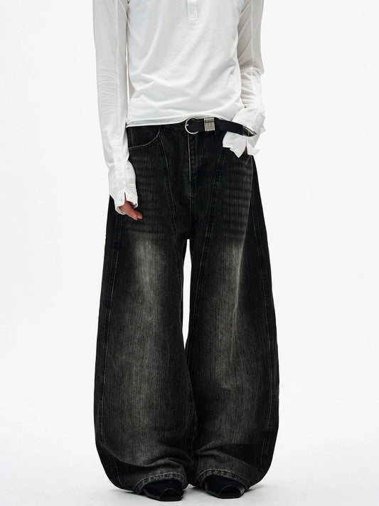 RT No. 32818 WASHED SCIMITAR DENIM JEANS