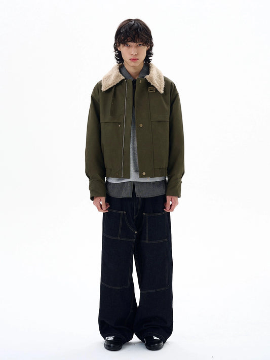 RT No. 29000 GREEN FLEECE COLLAR JK