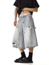 RT No. 18118 DISTRESSED WORKWEAR SHORTS