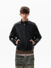 RT No. 50217 LEATHER BIKER JACKET