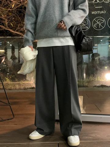 RT No. 45015 PLEATED WIDE STRAIGHT PANTS