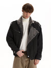 RT No. 58023 WOOLEN TRENCH FUR COLLAR JACKET
