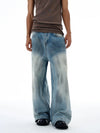 RT No. 19540 DIRT BLUE DENIM BAGGY JEANS