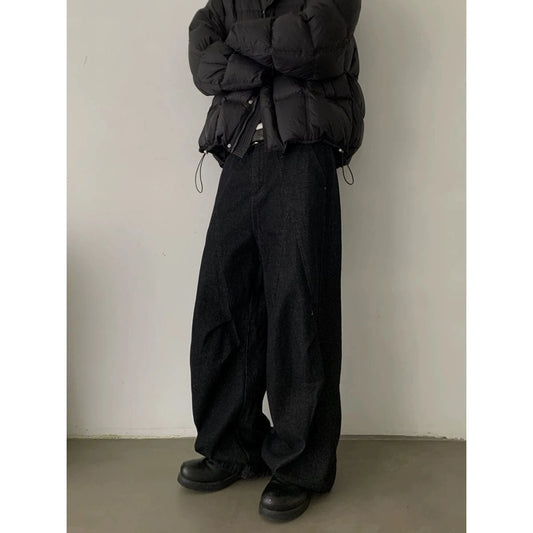 RT No. 18755 SILHOUETTE PLEATED DENIM JEANS