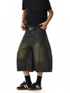 RT No. 18162 RECONSTRUCTED DENIM SHORTS