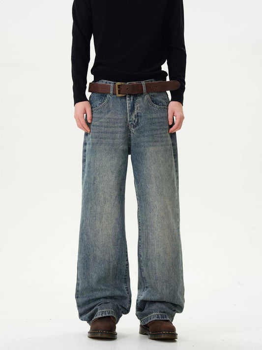 RT No. 12140 BLUE STRAIGHT DENIM JEANS