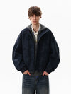 RT No. 50404 SUEDE STAND COLLAR JACKET