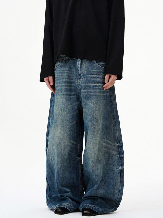 RT No. 55117 SCIMITAR BAGGY DENIM JEANS