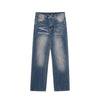 RT No. 19604 WASHED BLUE DENIM STRAIGHT JEANS